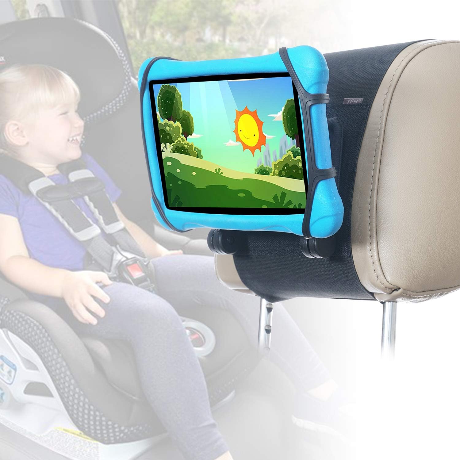 TFY Car Headrest Mount for 7-10 inch Tablets - Adjustable Holder