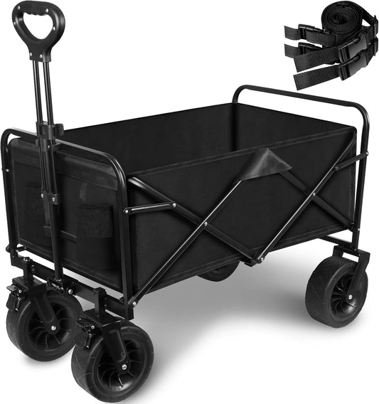 Portable Heavy Duty Garden Wagon with All-Terrain Wheels