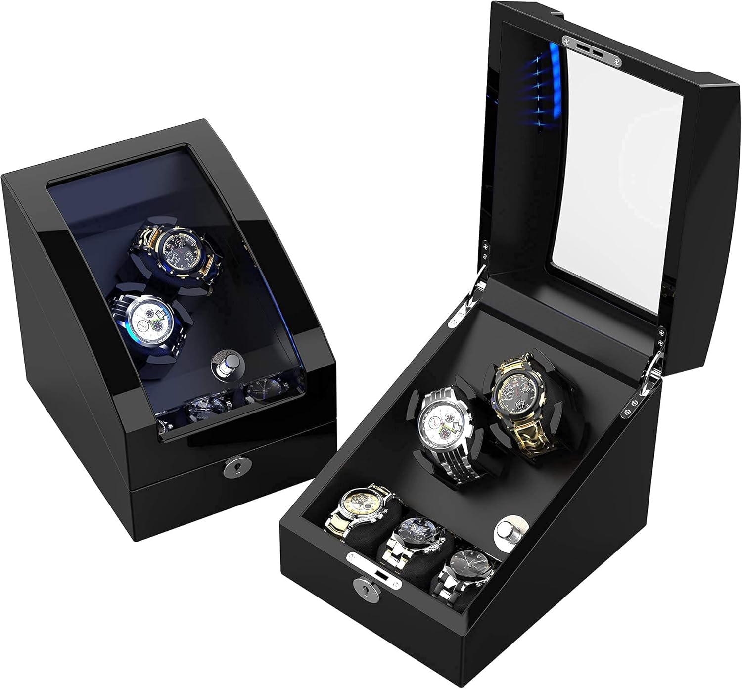 Triple Tree Dual Watch Winder | Japanese Motor | Fits All Watches