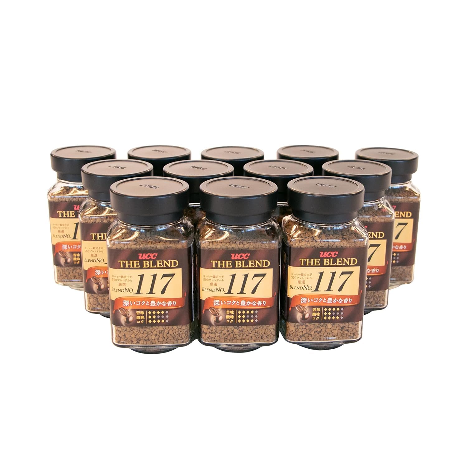 UCC Instant Black Coffee - Rich Flavor, Imported from Japan, 3.17 Oz