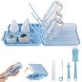 Bottle Brush Set Baby Travel Essential - 6 in 1 Portable Cleaner Kit