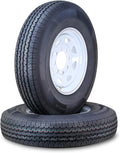 Trailer Tire Wheel Assembly ST225/90R16 14-Ply G 127L - White Spoke
