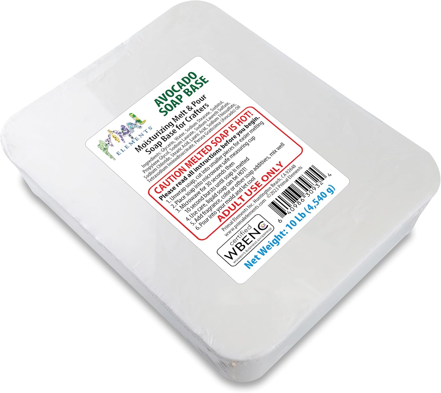 Moisturizing Melt and Pour Glycerin Soap Base for Crafting