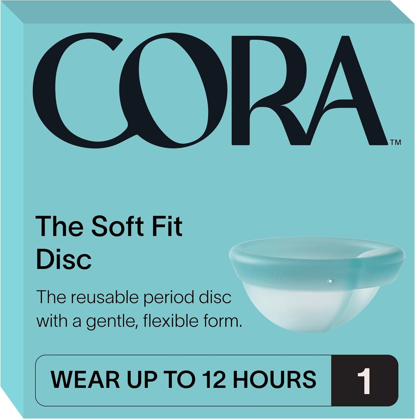 Reusable Cora Soft Fit Disc | Up to 12-Hr Protection