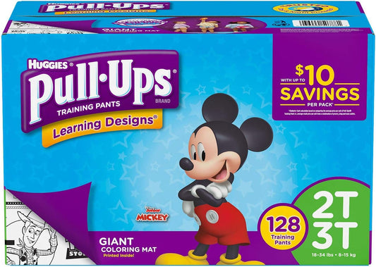 Huggies Boys Training Pants: 128ct. 2T/3T, Blue