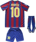 Barcelona Home Leo #10 Vintage 2009/2010 Kids Jersey Set - Retro Match