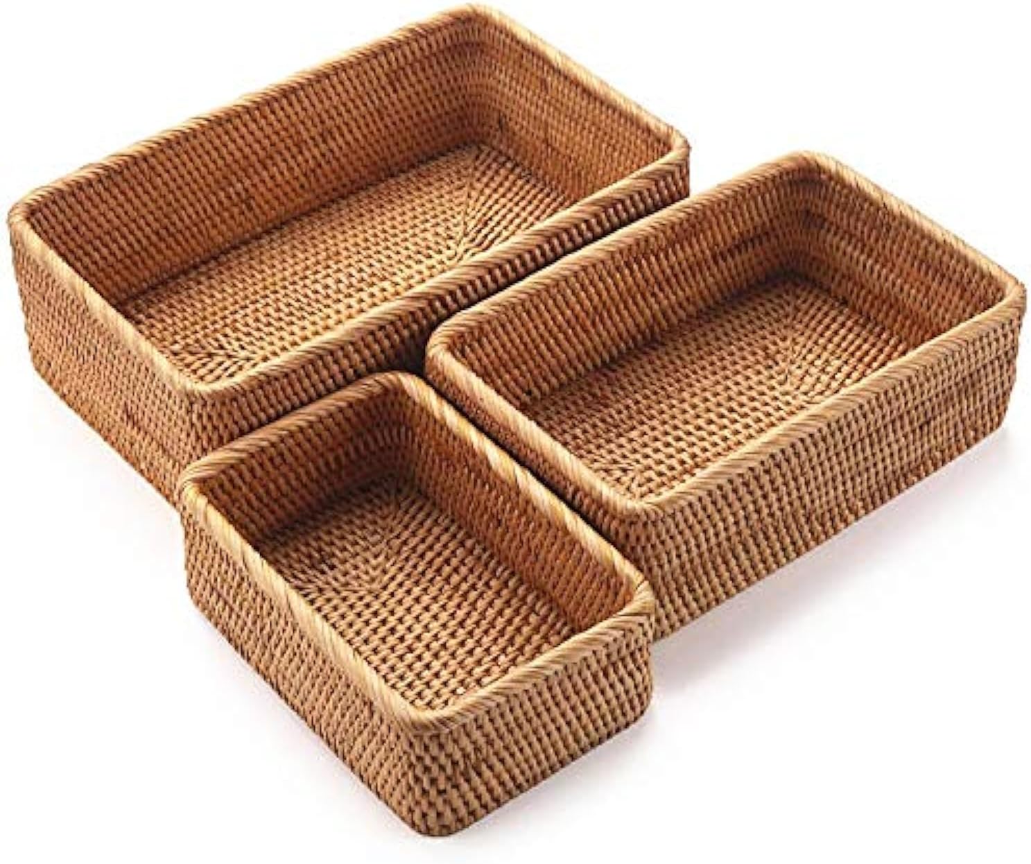 Natural Rattan Storage Baskets for Organizing Your Space