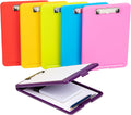 Mind Reader Clipboard with Storage Set of 6 - Bright, Durable