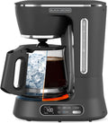 Split Brew 12-Cup Digital Coffee Maker - Iced or Hot Brewing