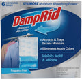 DampRid Fragrance Free Hanging Moisture Absorber 6 Pack - Eliminates