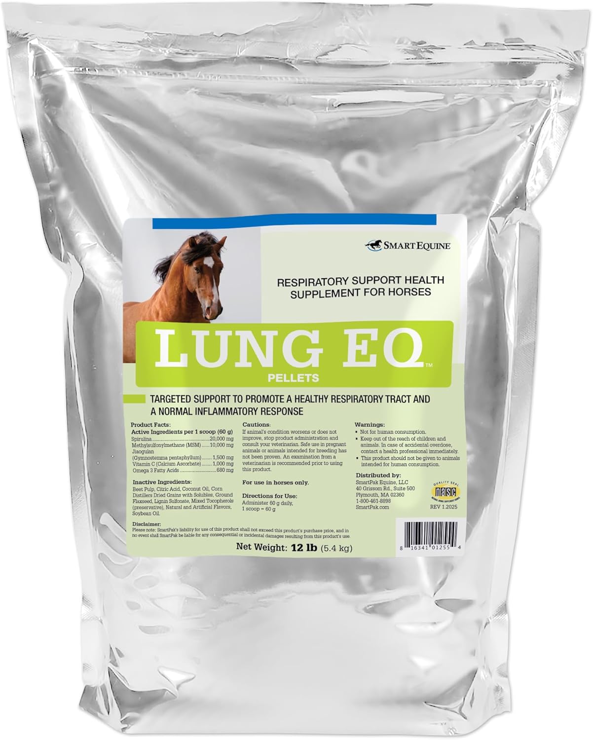 SmartEquine Lung EQ Pellets for Optimal Respiratory Support
