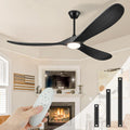 72in Outdoor Ceiling Fan with Lights and Remote - High CFM Quiet