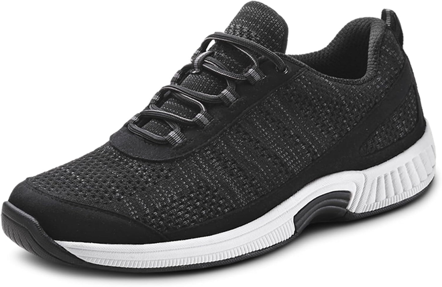 Orthofeet Men's Orthopedic Knit Lava Sneakers for Comfort