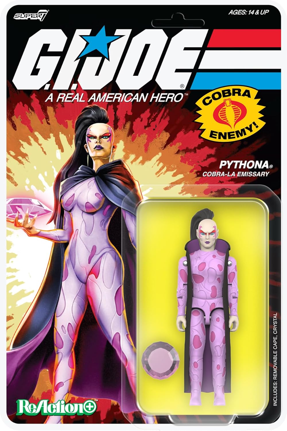 G.I. Joe Reaction+ Wave 05 Pythona Action Figure for Collectors