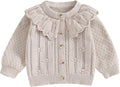 Doll Collar Baby Sweater - Cozy & Stylish