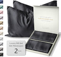 Silk Pillow Cases for Women 2 Pack - 22 Momme Mulberry Satin