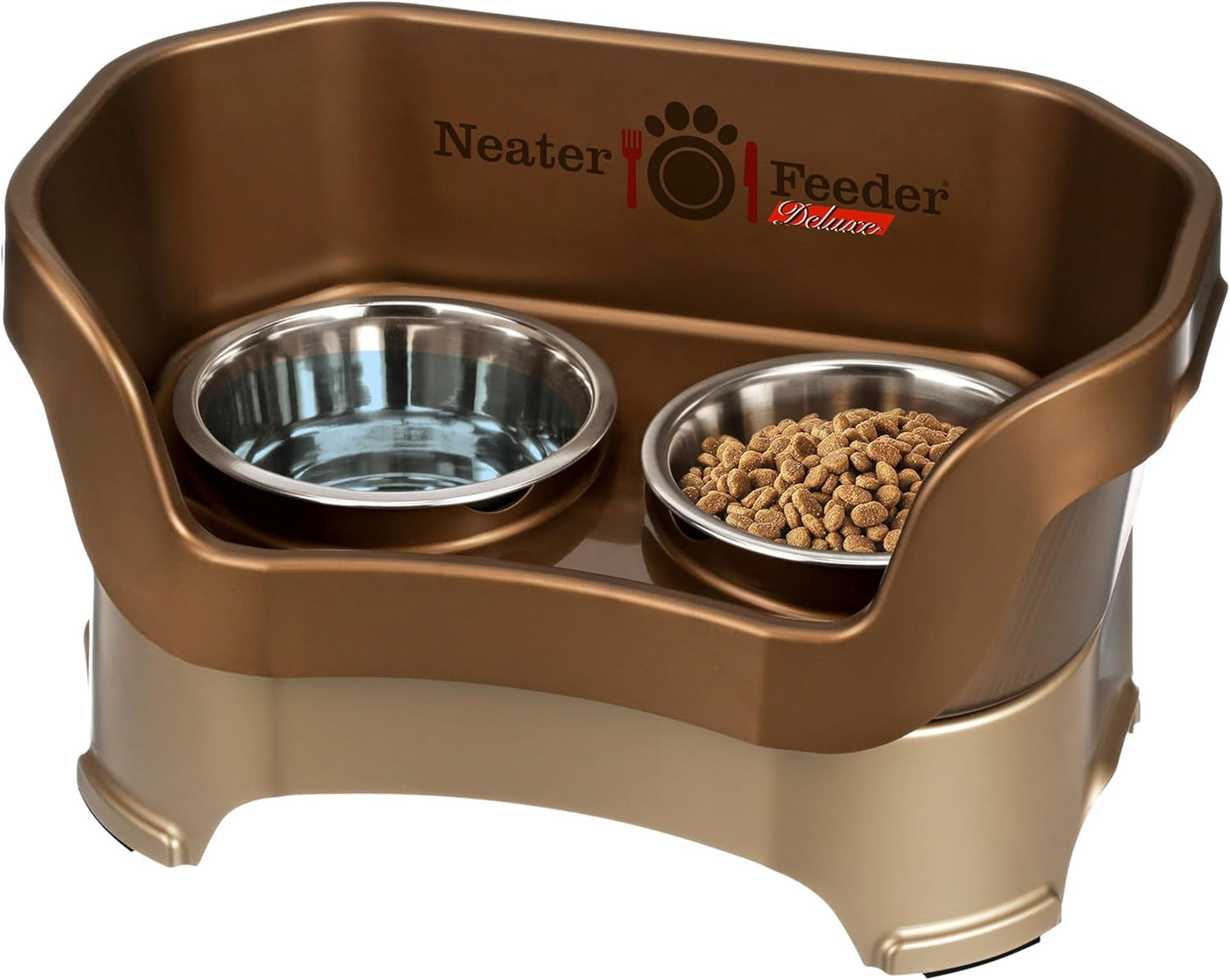 Neater Feeder Deluxe Mess Proof Dog Bowls for Medium Dogs
