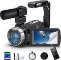 Camcorder Video Camera 4K Ultra HD 80MP 18X Digital Zoom - Vlogging