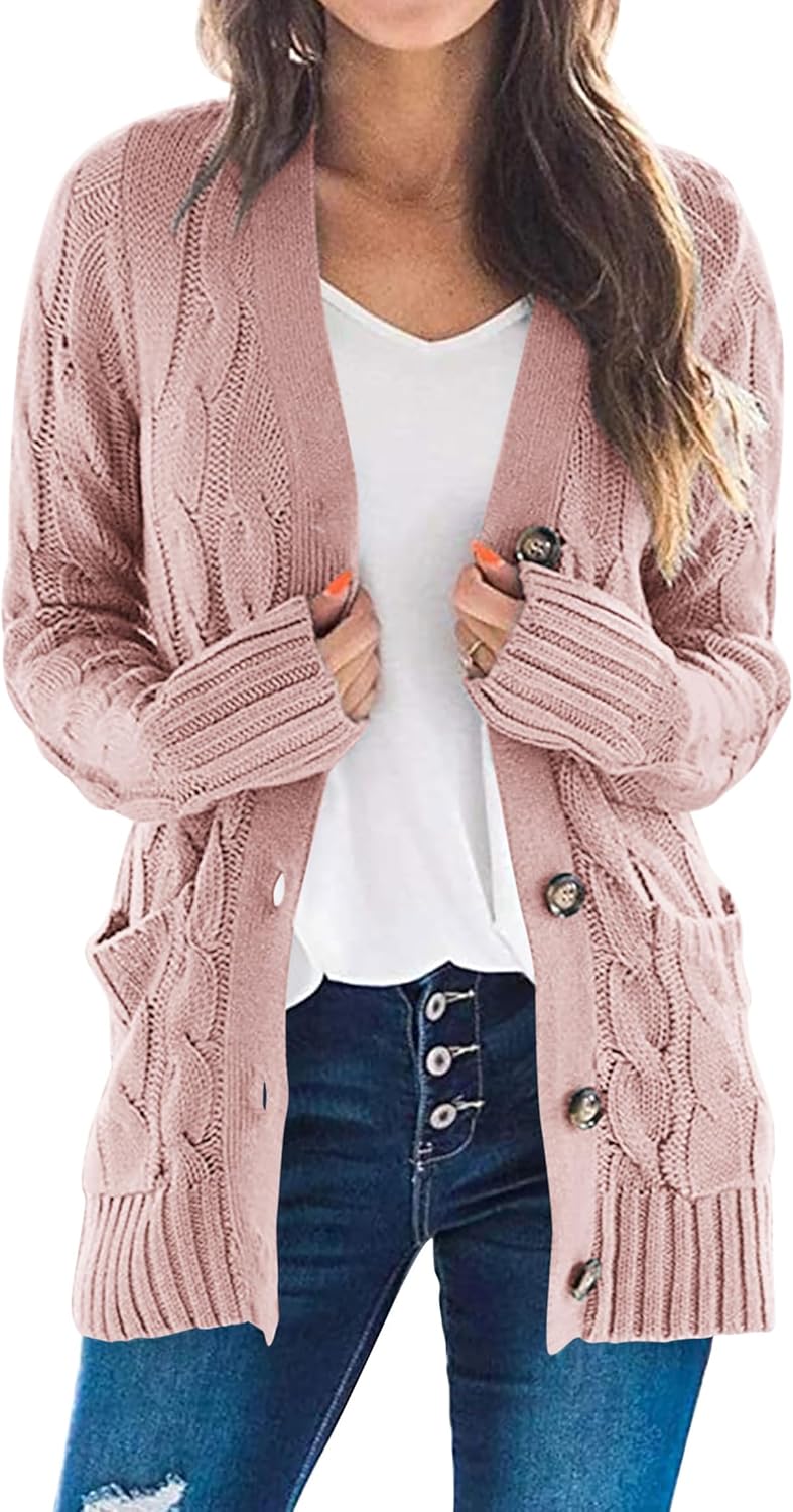 PRETTYGARDEN Women's Open Front Cardigan for Cozy Fall Fashion
