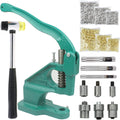 Hand Press Grommet Machine Heavy Duty Tool Kit for Fabric
