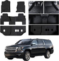 Floor Mats for 2015-2020 Chevy Suburban 8 Seats - TPE All Weather Fit