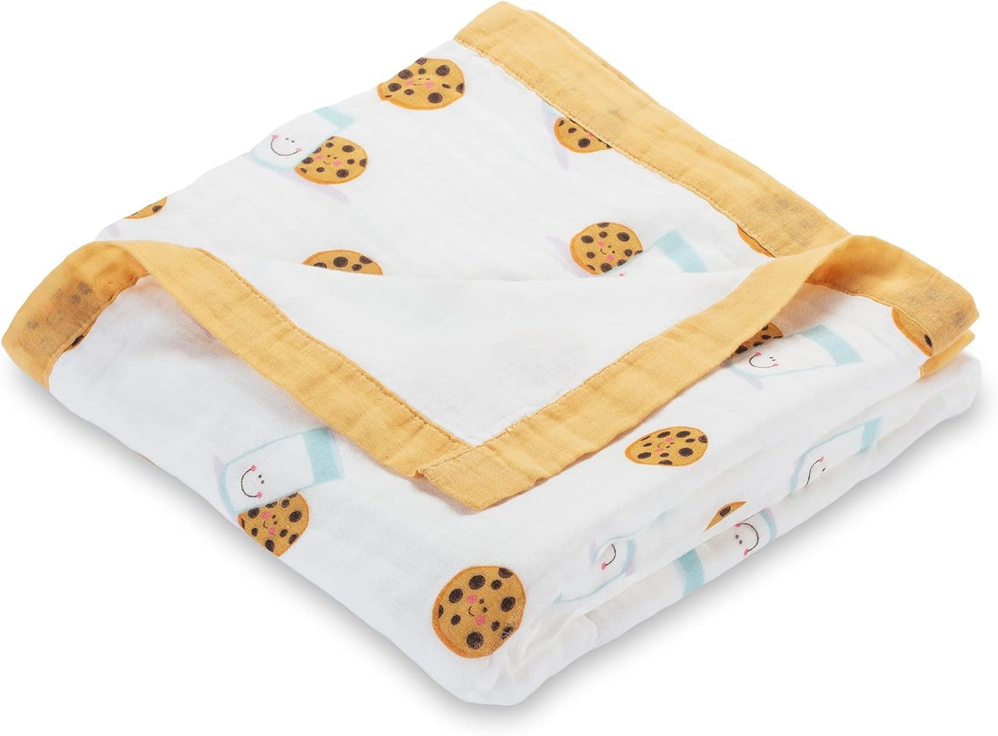 LollyBanks Milk Cookie Muslin Quilt for Cozy Baby Comfort