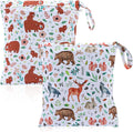 2Pcs Wet Dry Bags Waterproof Zippered Wet Bag Set - Reusable