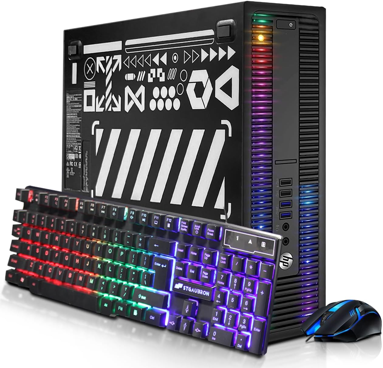 HP RGB Gaming Desktop Computer with Intel Core i5 and GTX 750 Ti