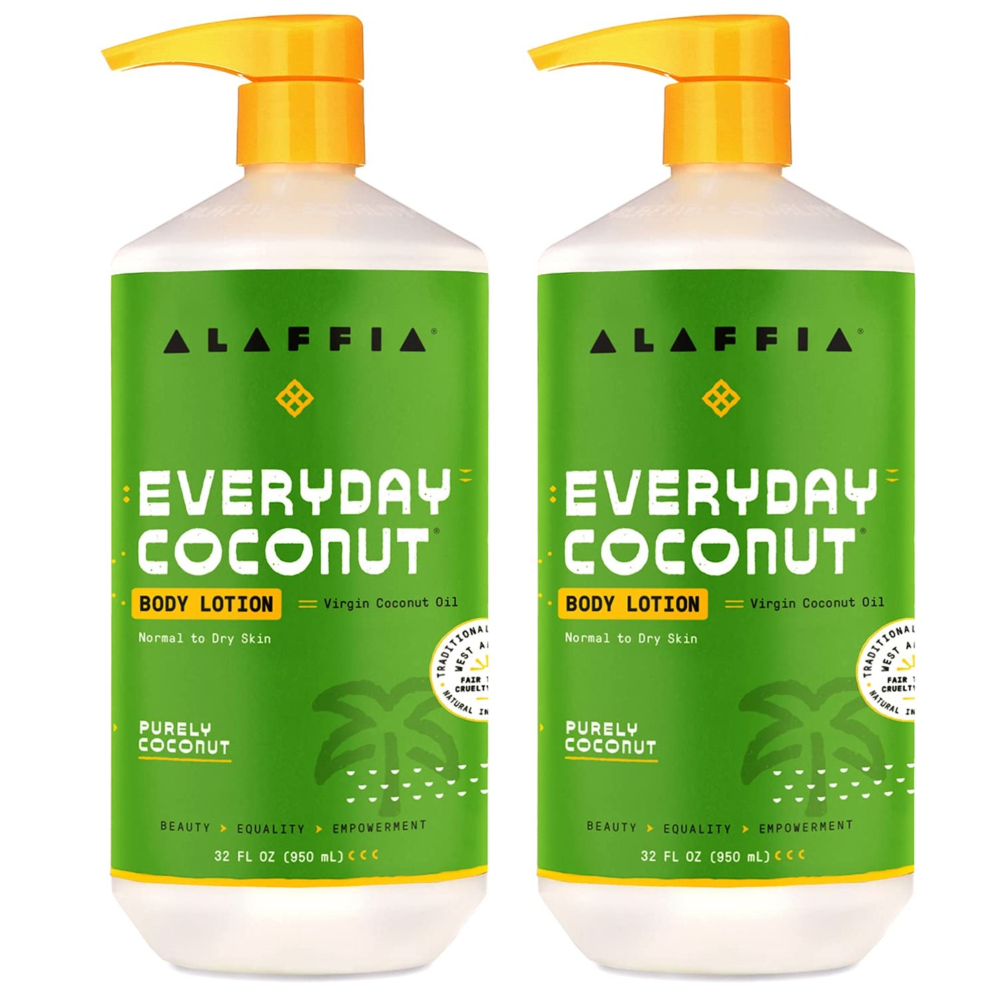 Everyday Coconut Body Lotion for Soft & Supple Skin - 2 Pack