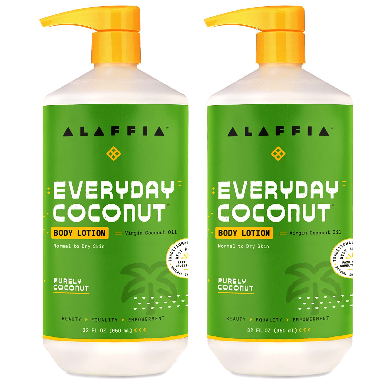Everyday Coconut Body Lotion for Soft & Supple Skin - 2 Pack