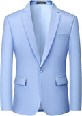 MAGE MALE Men's One Button Suit Jacket Slim Fit Blazer (Style BWLY)