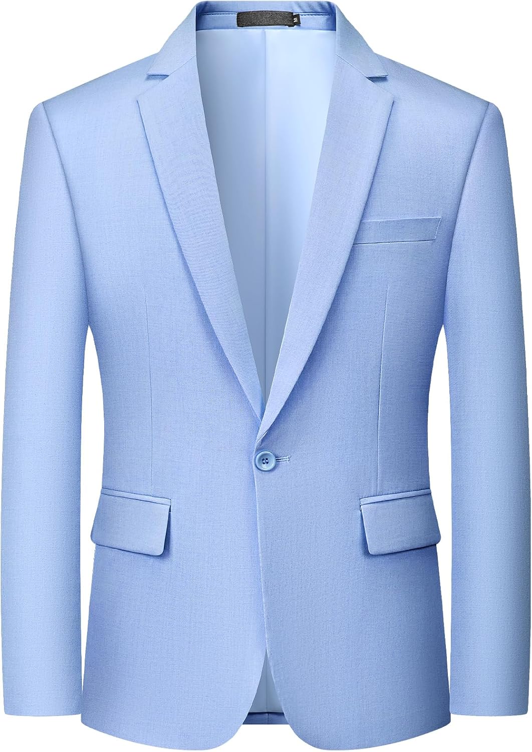 MAGE MALE Men's One Button Suit Jacket for Elegant Style