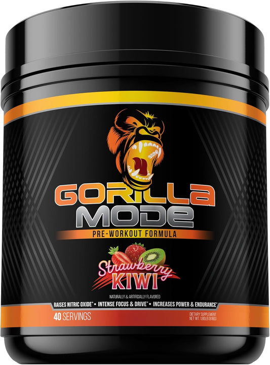 Gorilla Mind Pre Workout for Massive Pumps and Laser Focus