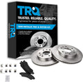 TRQ Front Premium Posi Semi Metallic Brake Pads & Rotors Kit