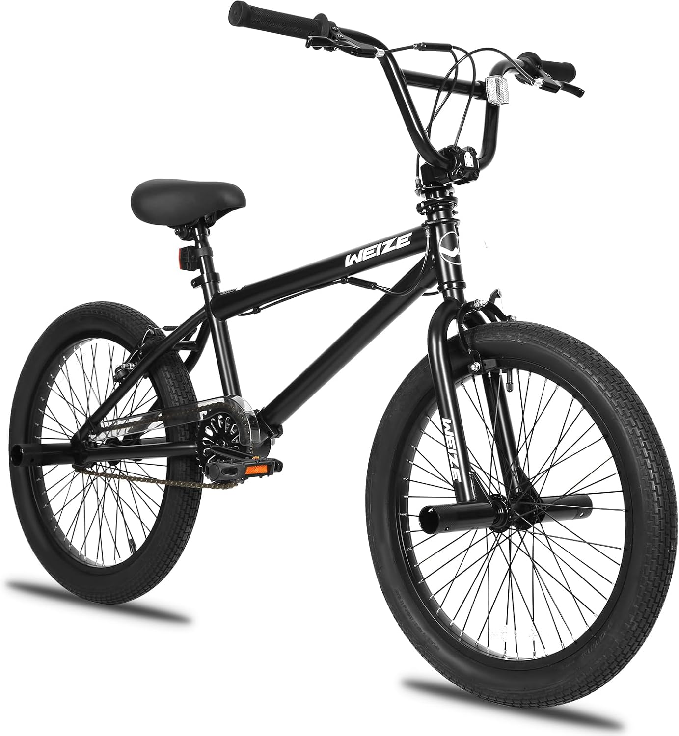 WEIZE Freestyle BMX Bike for Kids and Adults, 20 inch Trick Bicycle