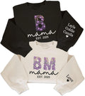 Personalized Floral Custom Sweatshirt for Mom & Grandma by Parahouse
