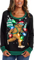 Light-Up Christmas Sweaters for Women - Ultra Bright LED Holiday