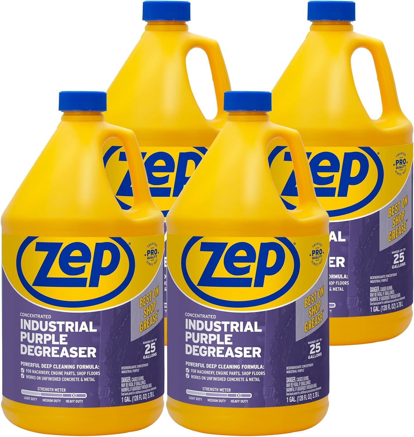 Zep Industrial Purple Cleaner and Degreaser Concentrate - 1 Gallon