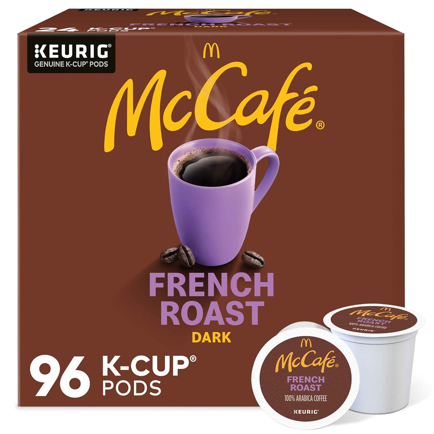 McCafe French Roast Dark Roast K-Cup Pods for Keurig Machines