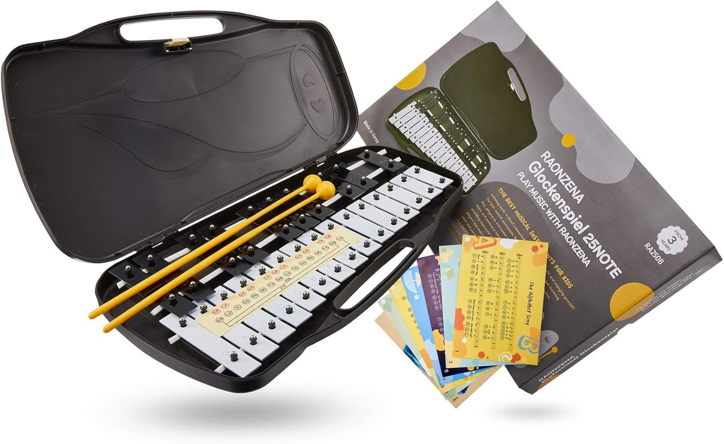 Professional Xylophone 25-Note Glockenspiel for Kids Learning