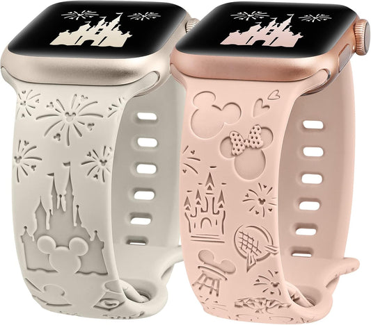 Cute Cartoon Silicone Apple Watch Bands for Women