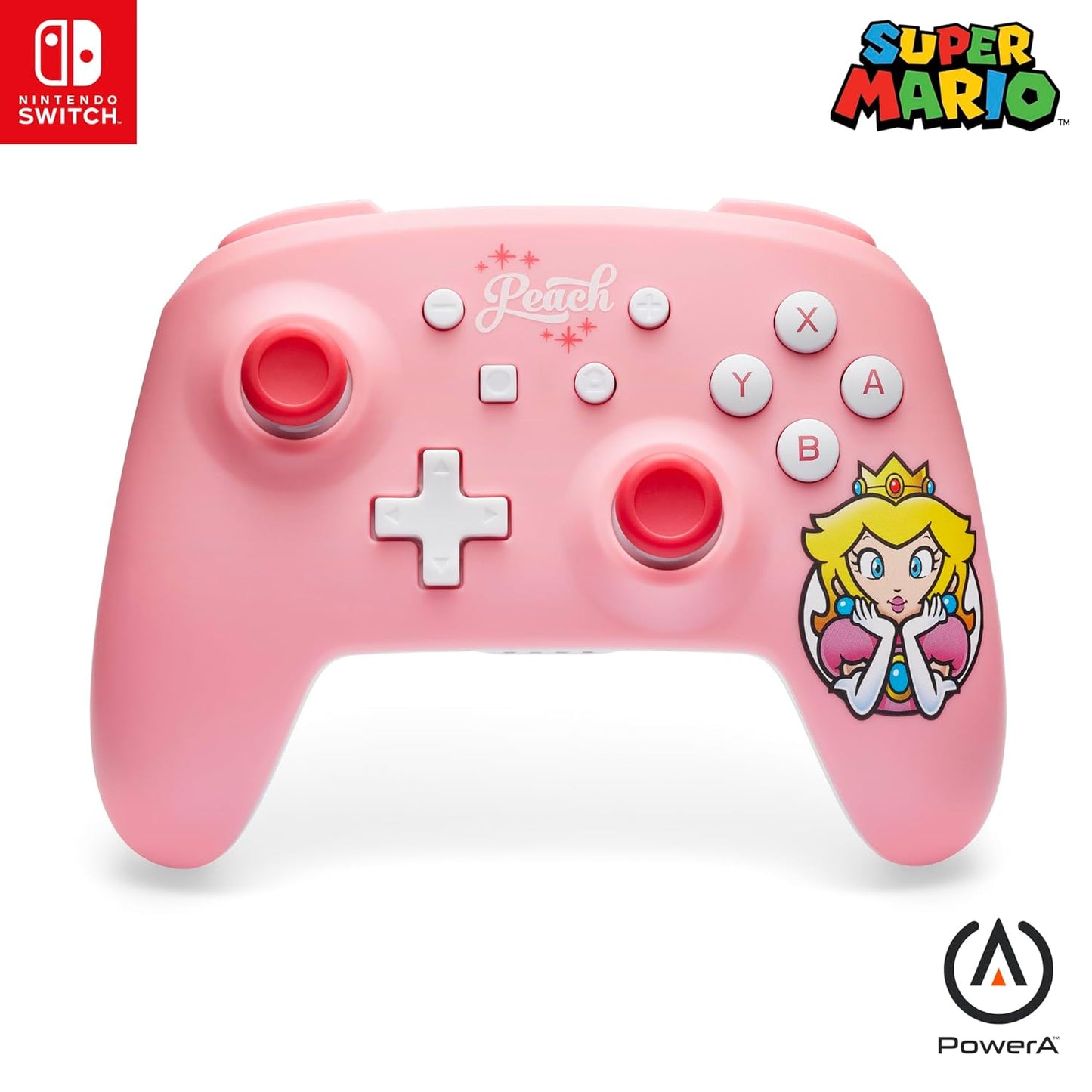 PowerA Wireless Controller for Nintendo Switch - Princess Peach Pink