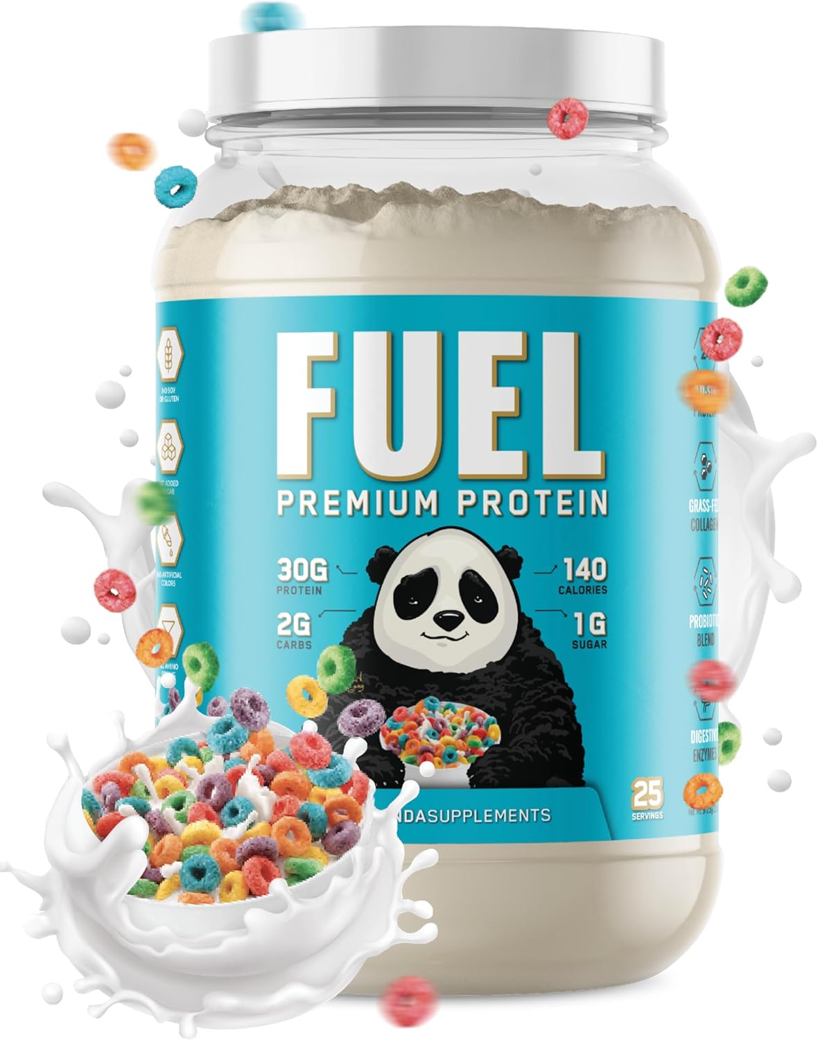 Panda Fuel Premium Protein Non-GMO Whey for Keto Dieters