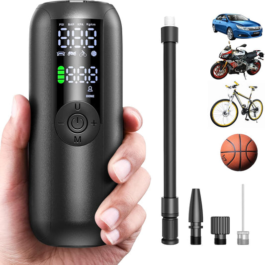 Portable Electric Tire Pump - Inflate Anywhere!