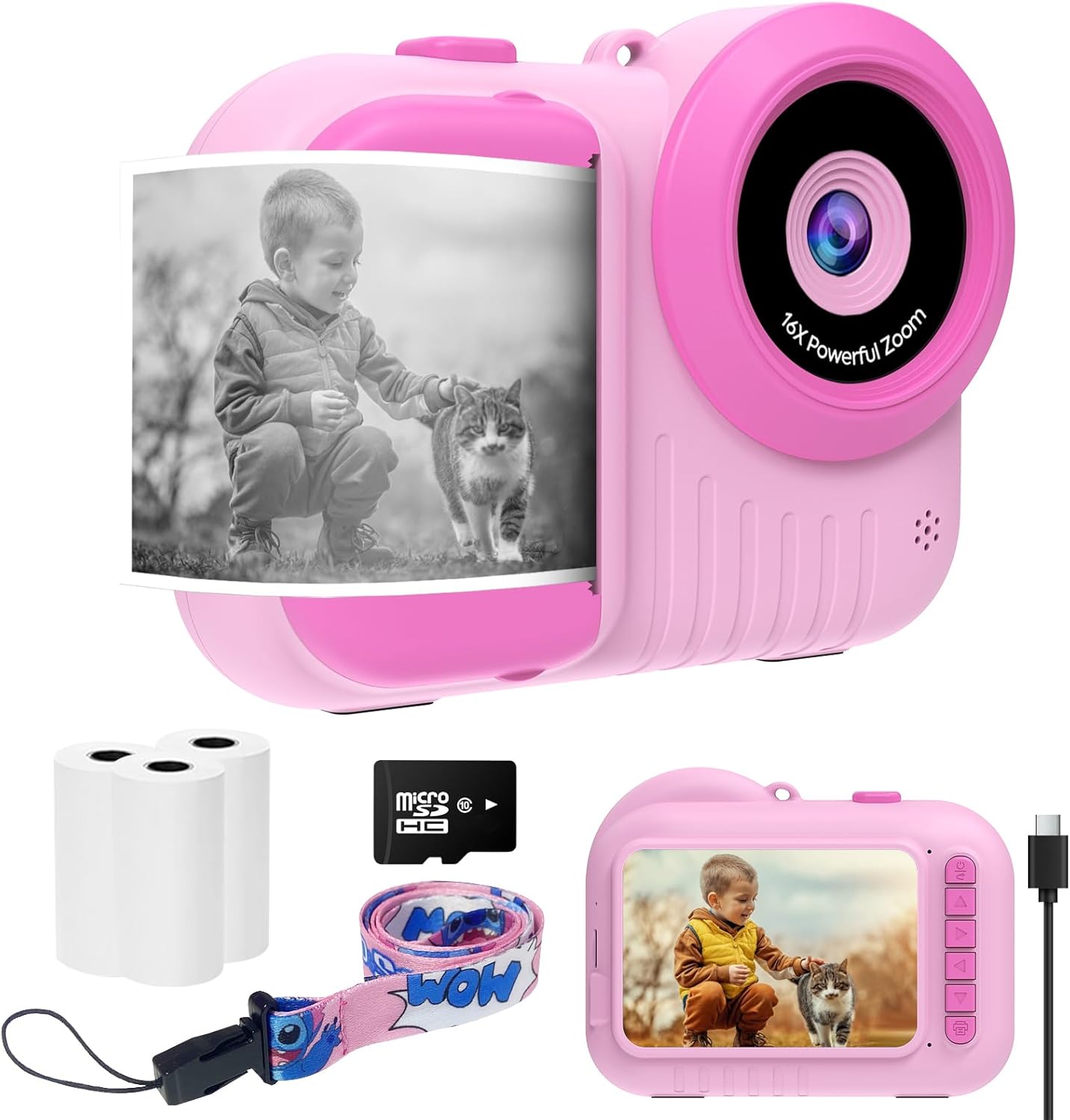 Instant Print Kids Camera: Capture & Print Memories Instantly!