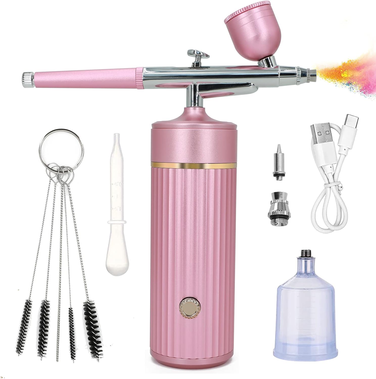 Portable Airbrush Kit: Precision Painting & More!