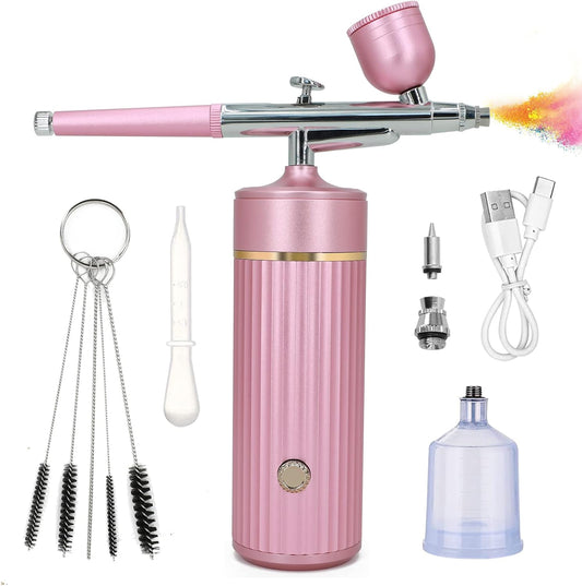 Portable Airbrush Kit: Precision Painting & More!