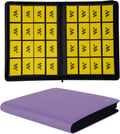 16 Pocket Card Binder for Trading Cards - Lavender Purple