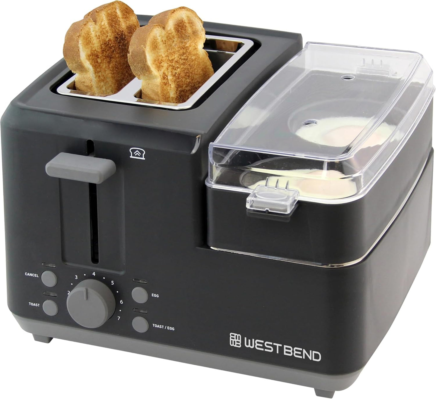 West Bend Breakfast Station: Toaster and Egg Cooker Combo