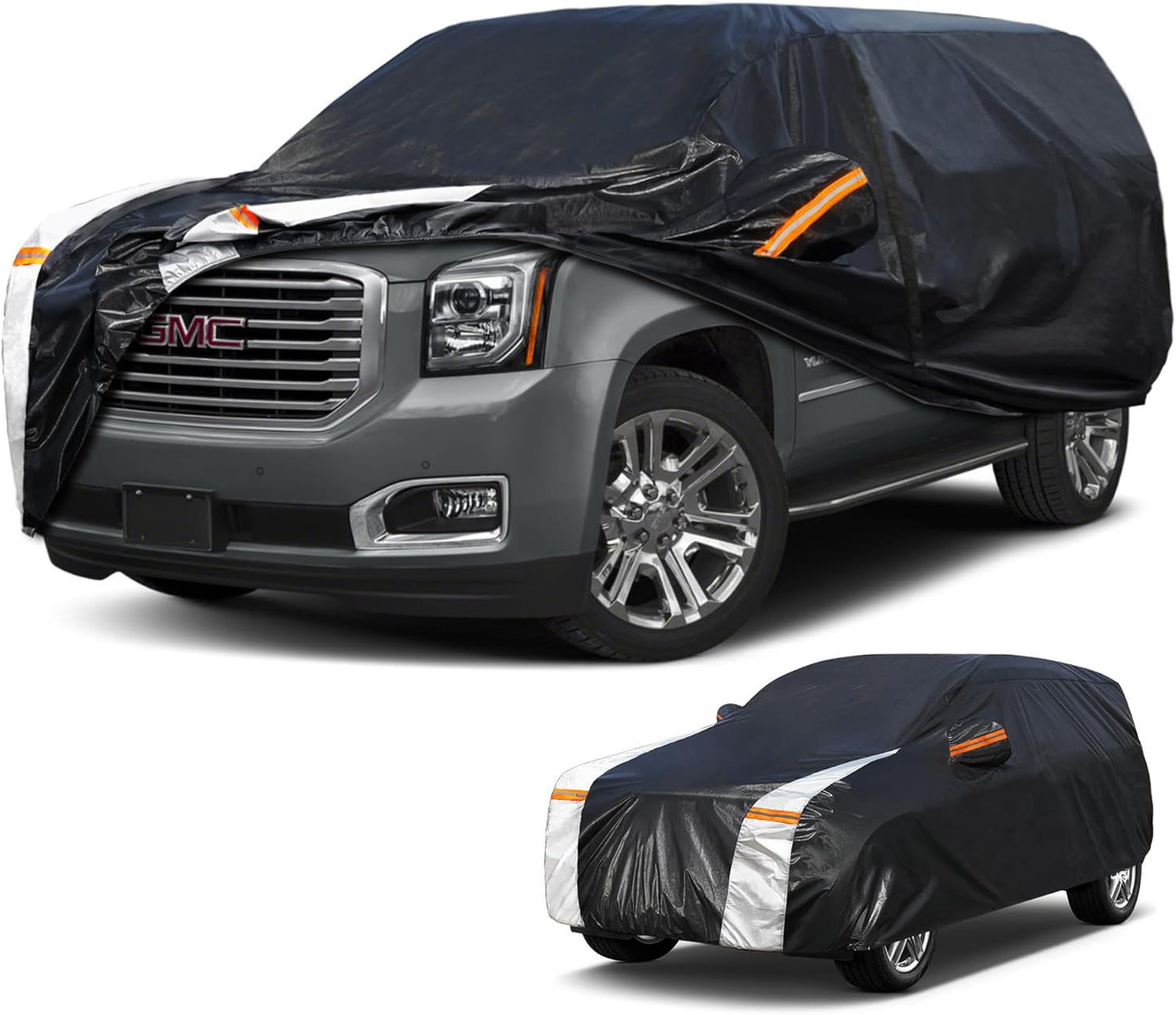 Large SUV Car Cover for GMC Yukon - 100% Waterproof Protection